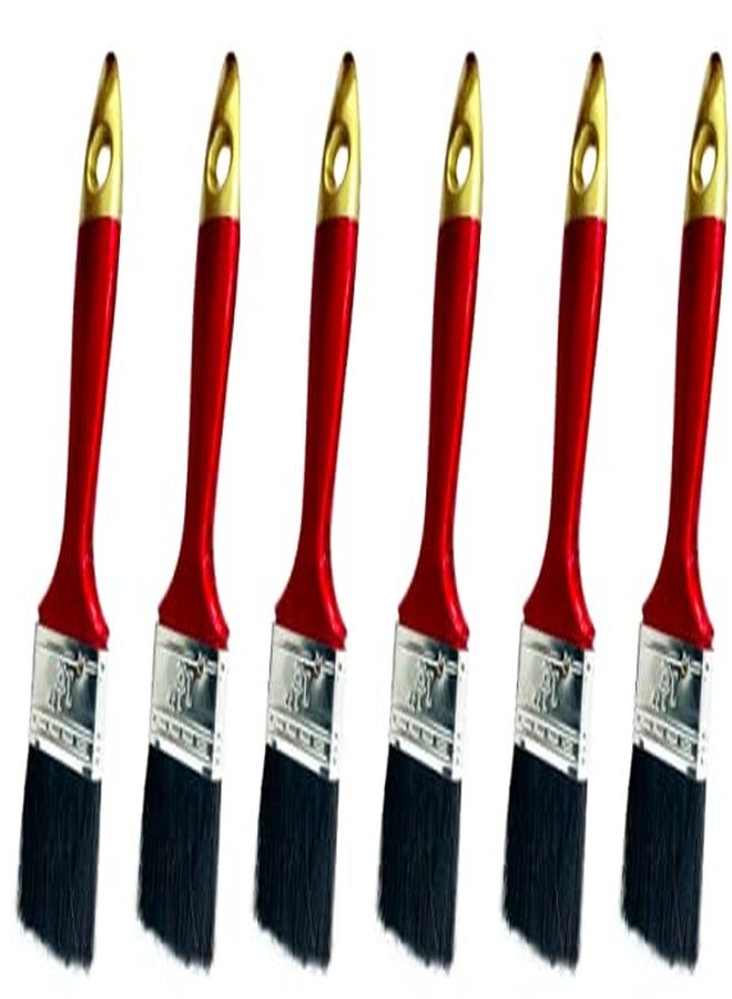 DARIT 1.5" 6PCS Artist Paint Brush Wash Brushes Gesso, Varnishes, Acrylic Painting, Watercolour, Wood, Wall, Furniture-Brush (1.5", 6) - Image 1